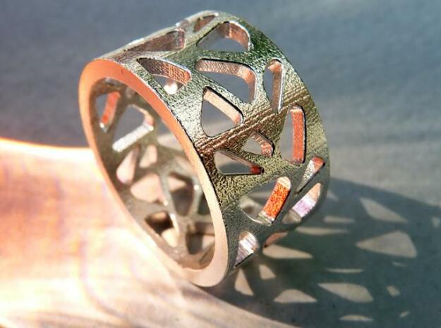 September Ring (19.5 mm) in Polished Bronzed Silver Steel