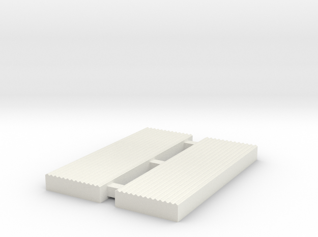 Corrugated Sheet Die - 1:160 - V3 in White Natural Versatile Plastic