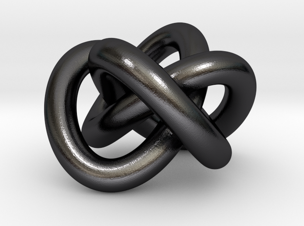 celtic-Knot HR.-pure in Polished and Bronzed Black Steel