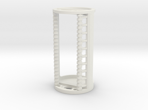 Custom 0.865OD Speaker Holder in White Natural Versatile Plastic