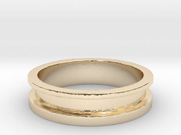 Tunnel in 14K Yellow Gold