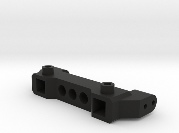 TRX4 Bumper Mount 11.5H ZeroV in Black Natural Versatile Plastic