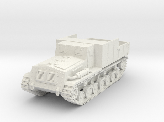 1/72 Type 4 Chi-So armored tractor in White Natural Versatile Plastic