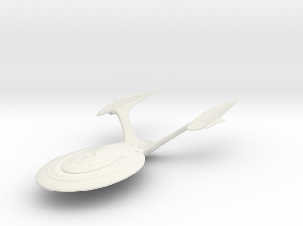 Federation Eclipse Class  FastDestroyer in White Natural Versatile Plastic