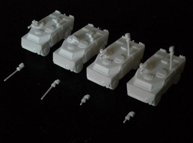 MG144-G01 LGS Fennek Platoon in White Natural Versatile Plastic
