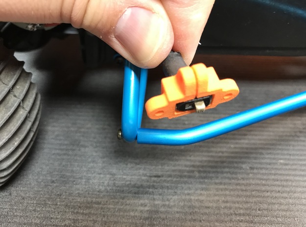 ENVK01-01 Novak Switch Adapter, 1st Gen in Orange Processed Versatile Plastic