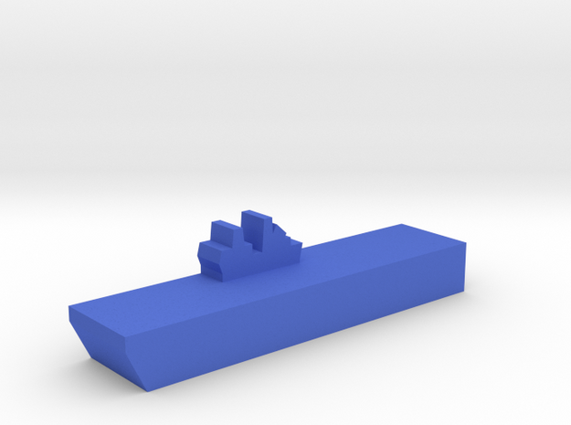 Game Piece, Blue Force Mistral Assault Ship in Blue Processed Versatile Plastic
