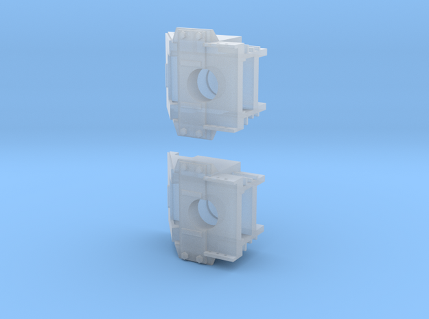 Assembly_Scale_Draft_Gear_Box_GP35 in Smoothest Fine Detail Plastic