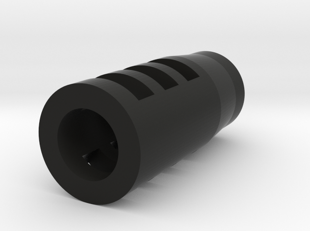 Sniper Flash Hider (14mm-) in Black Natural Versatile Plastic