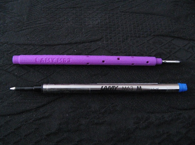 Adapter: Lamy M63 to D1 Mini in Purple Processed Versatile Plastic
