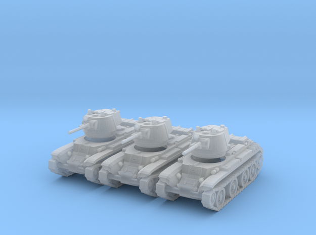 1/160 BT-7 tanks in Tan Fine Detail Plastic