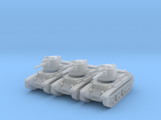 1/220 scale BT-7 tank in Tan Fine Detail Plastic