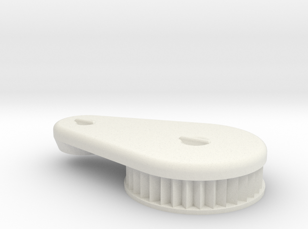 Sidewinder Custom Air Cleaner  in White Natural Versatile Plastic