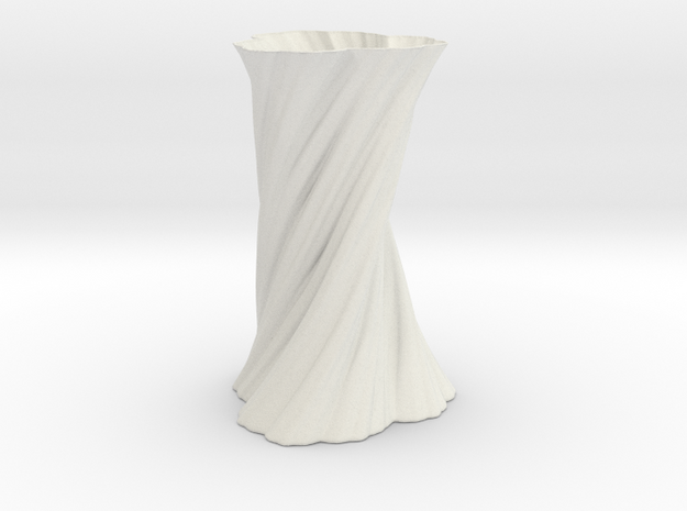 Vase 461 in White Natural Versatile Plastic