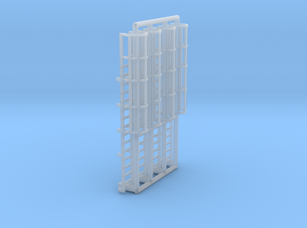 N Scale Cage Ladder 30mm (Top) in Tan Fine Detail Plastic