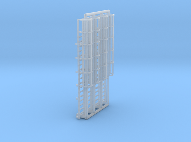 N Scale Cage Ladder 36mm (Top) in Tan Fine Detail Plastic