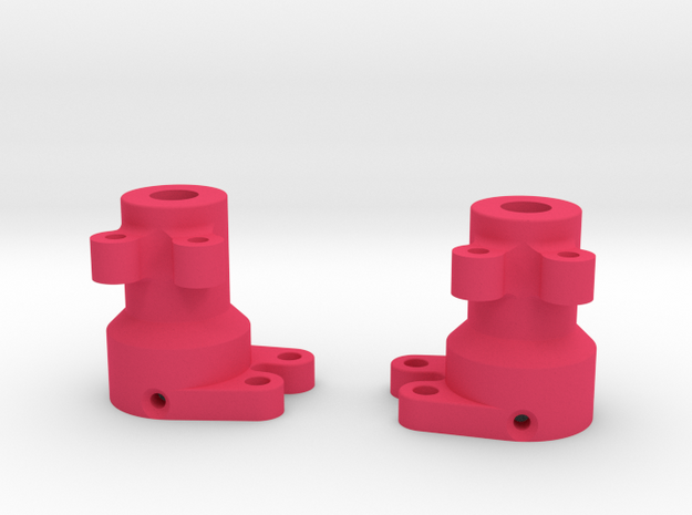MRC Rear Lockout for Cut Down Wraith Axle in Pink Processed Versatile Plastic