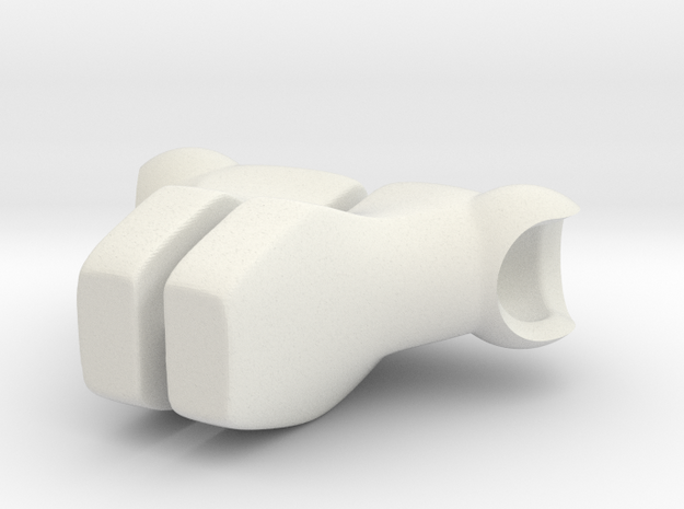 Human Foot Set for ModiBot in White Natural Versatile Plastic
