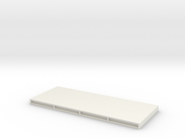 28'x12' Crawler Crane Steel Mat in White Natural Versatile Plastic