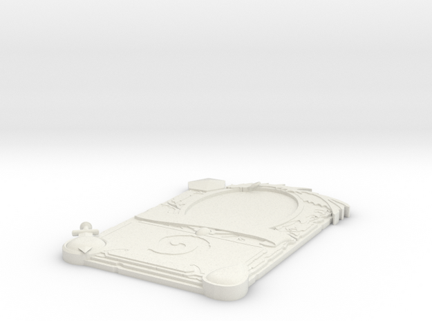 3D Legendary Hearthstone Card in White Natural Versatile Plastic: Medium