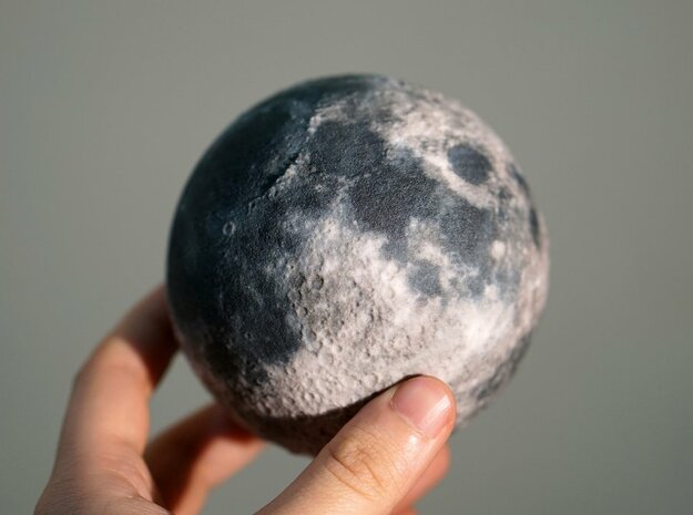 The Moon in Full Color Sandstone