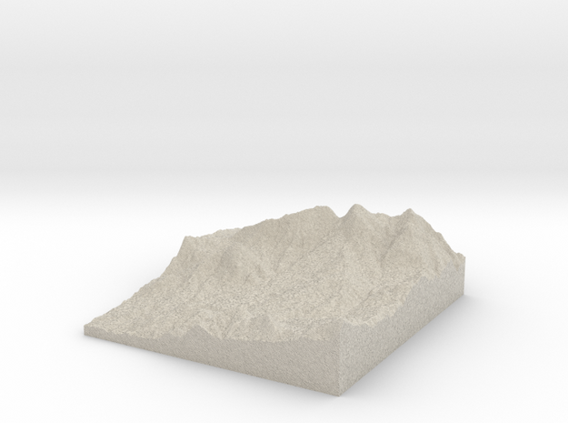 Model of Cheshmeh-ye Damīrchī-ye Qīyehsī Cheshmehs in Natural Sandstone