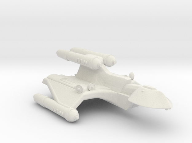 3788 Scale Romulan FireHawk-C+ Scout/Survey Ship in White Natural Versatile Plastic
