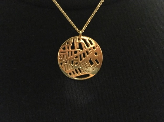 Vesterbro pendant in 18k Gold Plated Brass