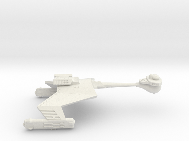 3788 Scale Romulan KR Heavy Cruiser WEM in White Natural Versatile Plastic