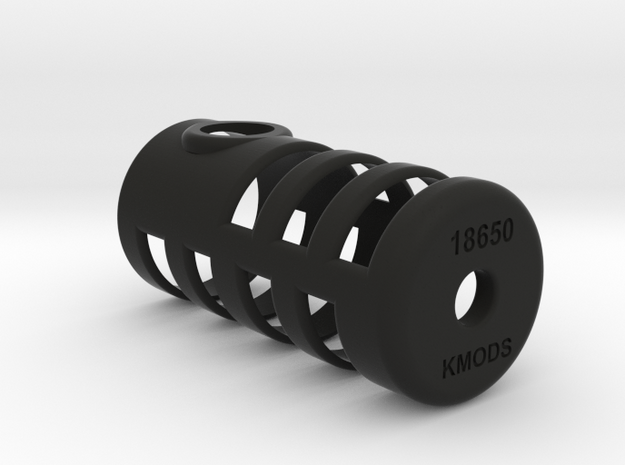 KMODS Big K squonker  adaptor 20700 to 18650 in Black Natural Versatile Plastic
