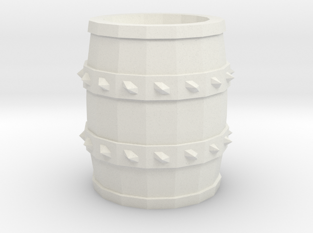 Barrel - Tabletop RPG in White Natural Versatile Plastic