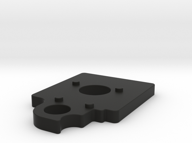 Manfrotto - Quick Release Flush/Flat Mount Spacer in Black Natural Versatile Plastic