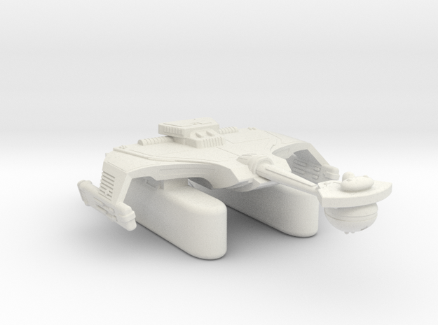 3788 Scale Klingon T7K Refitted Fleet Tug WEM in White Natural Versatile Plastic