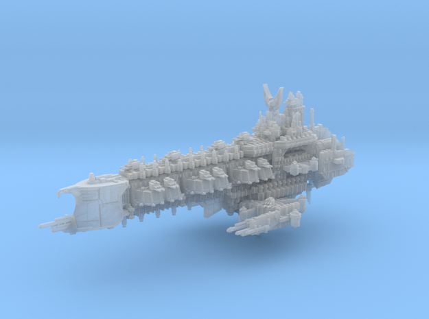 Apocalyptic Battleship in Smooth Fine Detail Plastic