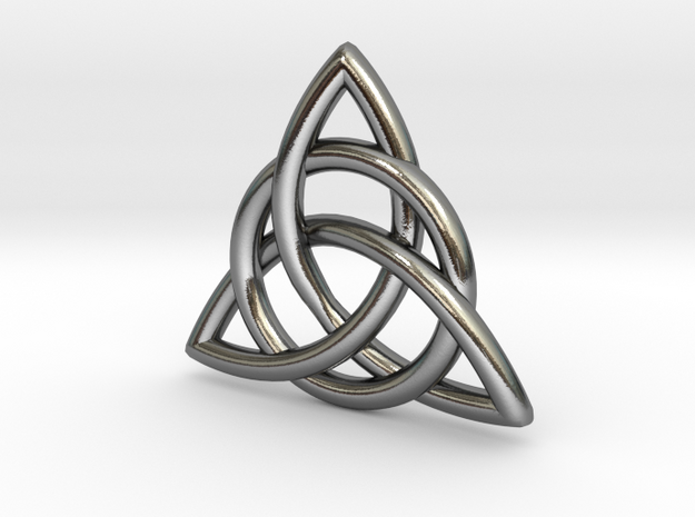 Celtic Knot in Polished Silver