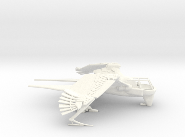 Ornithopter - Swallow Class (Landed) in White Processed Versatile Plastic