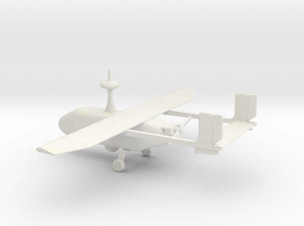 Pegasus II - UAV (bigger version) in White Natural Versatile Plastic