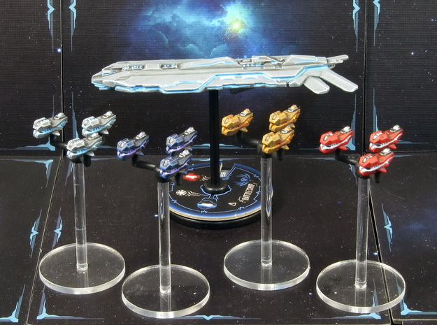 Space fighter A squads (4-6pcs) - Fleet Commander
