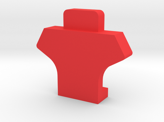 IMPRIMO - CF Version (Printable Head) in Red Processed Versatile Plastic