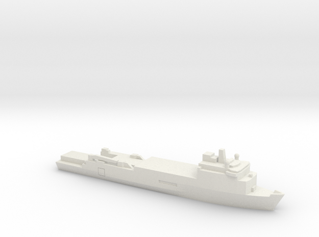 Foudre-Class LPD, 1/700 in White Natural Versatile Plastic