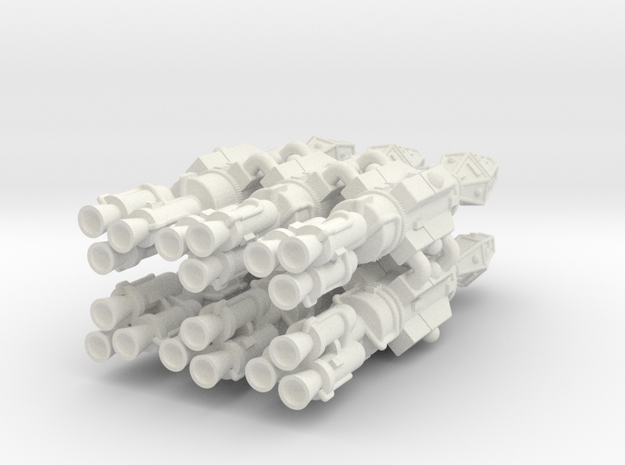 Frontier Frigate 6 Sprue in White Natural Versatile Plastic