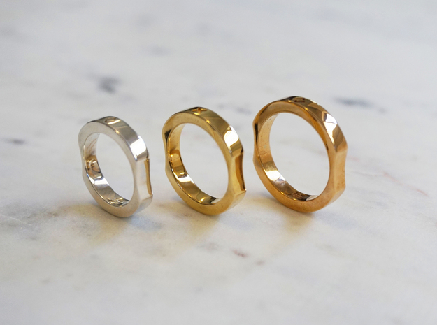 Memory Ring in Polished Bronze: 9 / 59