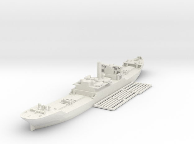 EFC 1013 WW1 freighter Various Scales in White Natural Versatile Plastic: 1:700