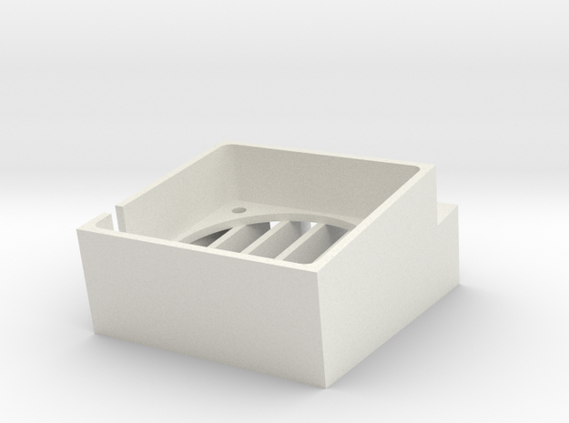 Amiga Cooling Vent - Medium in White Natural Versatile Plastic