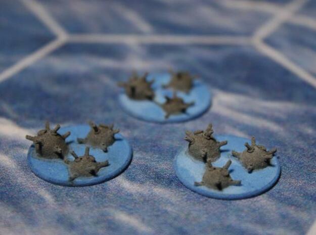 Mine counters in Smooth Fine Detail Plastic