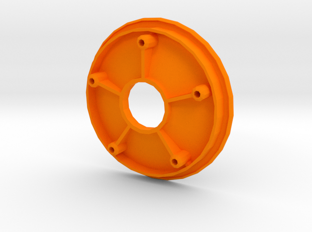 losi jrxt inside wheel half in Orange Processed Versatile Plastic