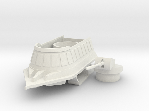 1/48 (O) Scale Cannon Sled (Prototype) in White Natural Versatile Plastic