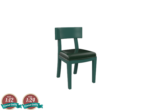 Miniature Arethusa Chair - Maxalto in White Natural Versatile Plastic: 1:24