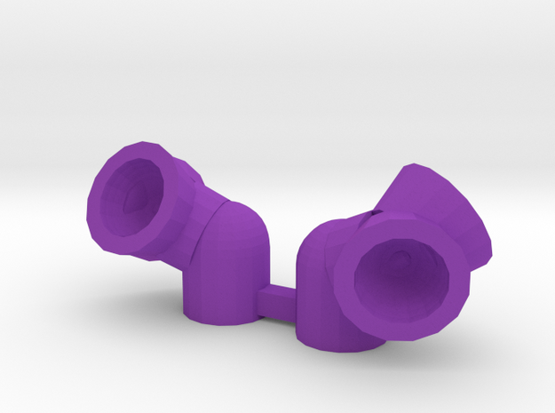 Leucine caps for lambda repressor dimer in Purple Processed Versatile Plastic
