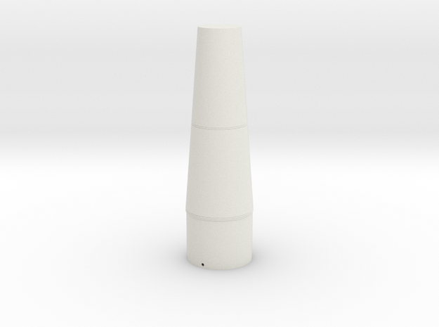 pershing 1A Nose cone for  BT-80 part1 in White Natural Versatile Plastic